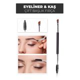 Çift Başlıklı Eyeliner Kaş Fırçası – Kolay Uygulama Mükemmel Sonuçlar