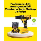 Çift Bataryalı 12V Akülü Matkap | 10 mm Metal, 20 mm Ahşap Delme Kapasitesi