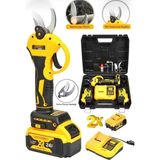 Çift Bataryalı 24 Volt Dal Bitki Temizleme Çalı Kesme Biçme Dal Budama Makası