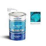 Çift Bileşenli Solventsiz Sıvı Mermer Liquid Marble (Tezgah, Zemin Boyası) - 1 Kg - Okyanus