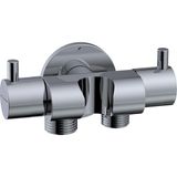 Çift Çıkışlı Çiftli Taharet Musluğu Askılı KDC108