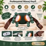 Çift El Şeklinde Boyun ve Omuz Masaj Aleti 5V - 2000MAH 165X155X135MM DP-770 - 00-Siyah - Beyaz