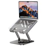 Çift Kademeli 360° Döner Metal Laptop ve MacBook Standı