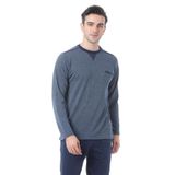 Çift Kaplan 8519 Erkek Uzun Kollu Jakarlı O Yaka Pijama Takımı