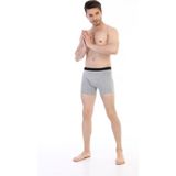 Çift Kaplan 889 Elastanlı Gri Erkek Boxer