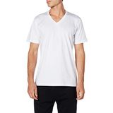 Çift Kaplan, Erkek, 945, Süprem V Yaka T-shirt Fanila, Beyaz (Beyaz 100), X-L (Üretici ölçüsü: XL)