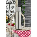 Çift Kat Paslanmaz Çelik 750ML Termos ( Çay Kahve Piknik Kamp Outdoor Ofis Otel Kafe Okul Mama) - Açık Krem