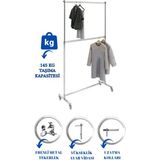 Çift Katlı Yerli Üretim Yükseklik Ayarlanabilir Tekerlekli Orta Askılık