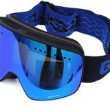 Çift Katmanlı Mavi Manyetik Lensli Anti-Sis Özellikli UV400 Snowboard Kayak Gözlüğü