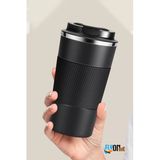 Çift Katmanlı Paslanmaz 304 Çelik Sızdırmaz Termos Bardak 500 Ml Kupa Araç Kahve Çay Termos ,Mug