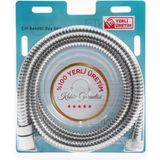 Çift Kenetli Duş Hortumu Spirali (%100 Yerli - 1. Sınıf Kalitede) (Gri)