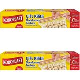 Çift Kilitli Dondurucu Poşeti Büyük Boy 10LU X2 Ad