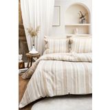 Çift Kişilik 200x220cm Ranforce Nevresim Takımı - Brendon (Kahverengi)