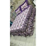 Çift Kişilik 5 Boyutlu Dijital Kumaştan 120X200, 150X200, 180X200, 200,200 cm Lik Yataklara Uygun Fırfırlı Etekli Lastikli Çarşaf ve 2 Adet Fırfırlı Yastık Kılıfı - 120x200 cm
