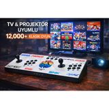 Çift Kişilik Ateri Retro Arcade Gaming Konsolu – 12.000+ Oyun | 78 Cm