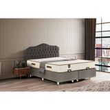 Çift Kişilik Basic Plus Baza 8 Mm Mdf +akasya Yatak + Prenses Seti Yatak Baza Başlık - 150 X 200 Cm 150x200