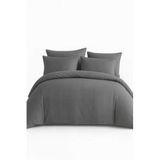 Çift Kişilik Çizgili Saten Nevresim Takımı%100 Pamuk 200X220 - Yumuşak Dokulu Lüks Nevresim Takımı - 4 Parça - Nevresim 200X220 Cm, Çarşaf