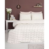 Çift Kişilik Çok Amaçlı Yatak Örtüsü 200 x 220 & 2 Yastık Kılıfı (Pike) - Bej - Krem - 195 x 215 cm