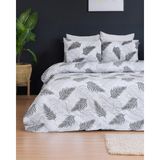 Çift Kişilik Çok Amaçlı Yatak Örtüsü 200 x 220 & 2 Yastık Kılıfı (Pike) - Gri - 195 x 215 cm