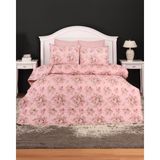 Çift Kişilik Çok Amaçlı Yatak Örtüsü 200 x 220 & 2 Yastık Kılıfı (Pike) - Pembe - 195 x 215 cm