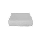 Çift Kişilik Düz Penye %100 Pamuklu Lastikli Çarşaf 180X200 (Açık Gri)