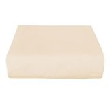 Çift Kişilik Düz Penye %100 Pamuklu Lastikli Çarşaf 180X200 (Bej)