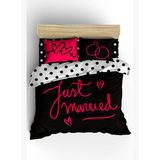 Cift Kisilik Just Married Nevresim Takimi