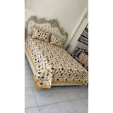 ÇİFT KİŞİLİK KAPITONE PİKE 220X240 YATAK ÖRTÜSÜ SETİ