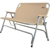 Çift Kişilik Katlanır Kamp Sandalyesi (Ng C135 Krem) - 6456 Ecorce Tube Marron - Polyester