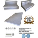 Çift Kişilik Katlanır Koltuk Katlanır Yatak Kanepe Yer Yatağı Çift Kişilik GRİ-120X195X8 cm - Çok Renkli - 120 x 190 cm