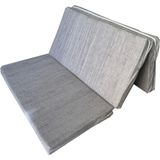 Çift Kişilik Katlanır Yer Yatağı ve Sünger Yatak Katlanır Minder Yatak 120X195X8 Cm-Gri - Çok Renkli - 120 x 180 x 8 cm