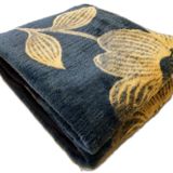 Çift Kişilik Lüks Peluş Uşak Battaniyesi (2,75kg, Akrilik-pamuk-polyester)
