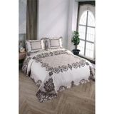 Çift Kişilik Microfiber Kapitone Yatak Örtüsü Karya