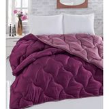 Çift Kişilik Microfiber Yorgan 195X215 cm - Renkli - 100 x 100 cm