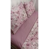 Çift Kişilik Nevresim Takımı % 100 Pamuk - Mor - 200 x 220 cm