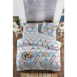 Çift Kişilik Nevresim Takımı 200X220 cm Nevresim 240X260 cm Çarşaf 50X70 cm 2 Adet Yastık Kı - 100 x 100 cm