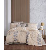 Çift Kişilik Nevresim Takımı Pamuklu Doğal Esinti - 200 x 220 cm - Bej