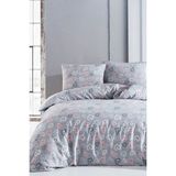 Çift Kişilik Nevresim Takımı Pamuklu Romantik Gri - 200 x 220 cm