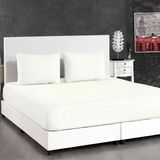 Çift Kişilik Otel Tipi Pamuk Saten Lastikli Çarşaf Orkide Home Collection - Beyaz - 240x260