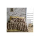 Çift Kişilik Ranforce (Kumaş) Nevresim Çarşaf Takımı Leopar Desen