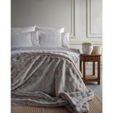 Cıft Kısılık Yatak Örtülü Set Nolan Grı - Yatak Ortusu - Açık Gri - 200 x 230 cm