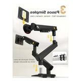 Çift Kol Monitör Standı, 17-32 İnch, 2-9 Kg