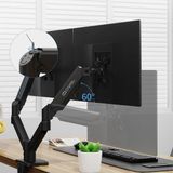 Çift Kollu 13-32'' Monitör Standı Gaming Monitör Tutucu Hareketli Ofis Monitör Tutucu