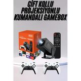 Çift Kollu Game Box Projeksiyon Kumandalı Tv Dahili Hoparlör