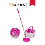 Çift Kovalı Otomatik Mop Temizlik Seti | Temiz & Kirli Su Ayrışmalı, Kendini Sıkan Mikrofiber Paspas