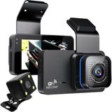 Çift Lens Wifi Dash Cam Dvr Gece Görüşlü Çarpışma Algılama Araç Içi Video Kamera Araba Park Monitörü