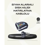 Çift Modlu 110DB Alarmlı Disk Kilidi Suya Dayanıklı