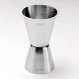 Çift Ölçüm Jigger, 2/4 cl Ölçüm Aracı, Şık ve Kullanışlı Mutfak Gereci - Antrasit