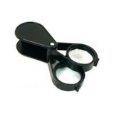 Çift Optik Lens Katlanan Cep Büyüteç