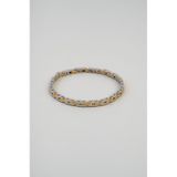Çift Renkli 21 Cm Çelik Erkek Bileklik